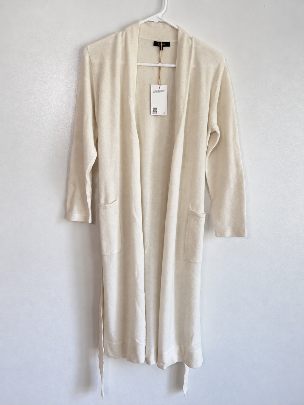 Quince Mongolian Cashmere Robe | Ivory | XS